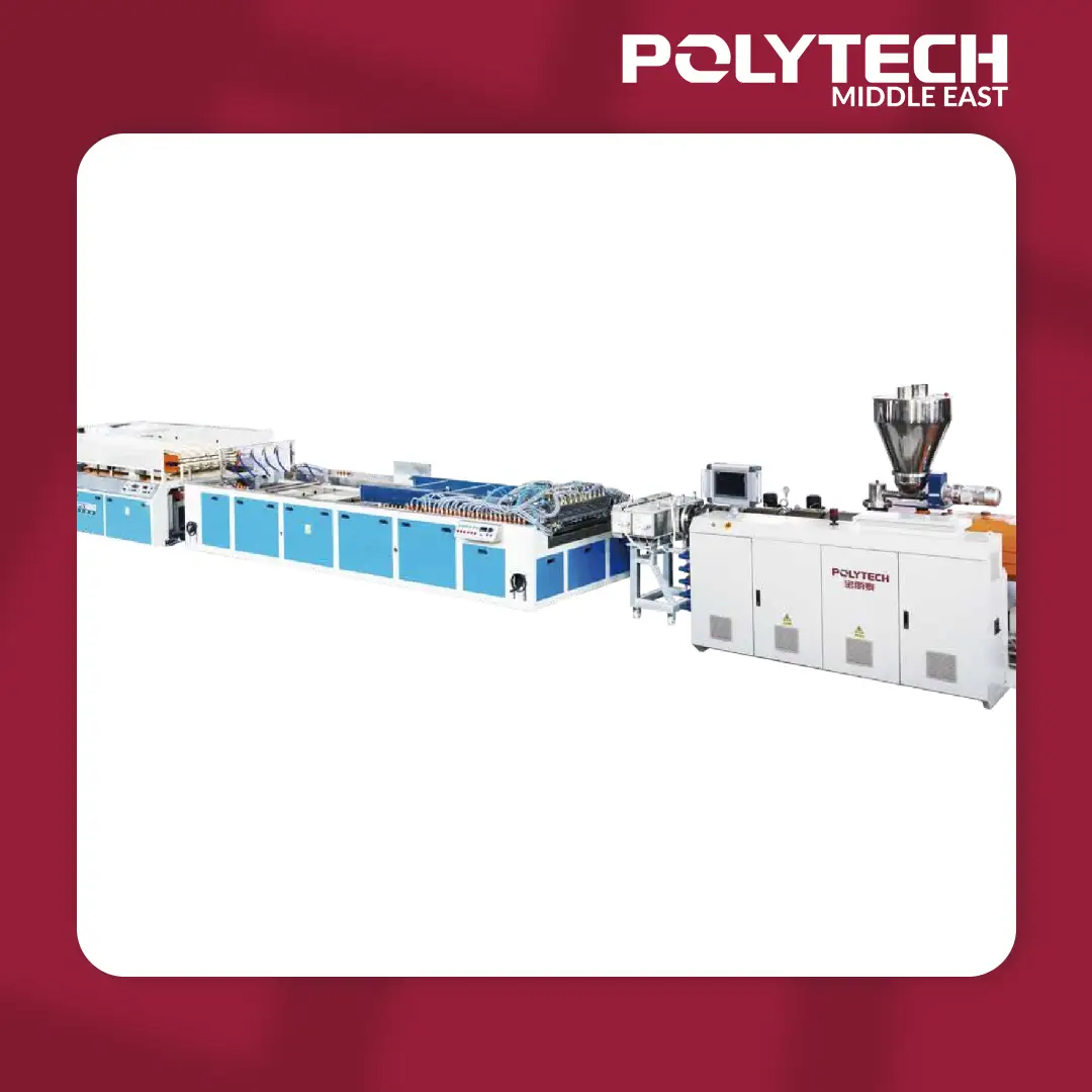 PVC Twin Wall Hollow Roof Extrusion Line
