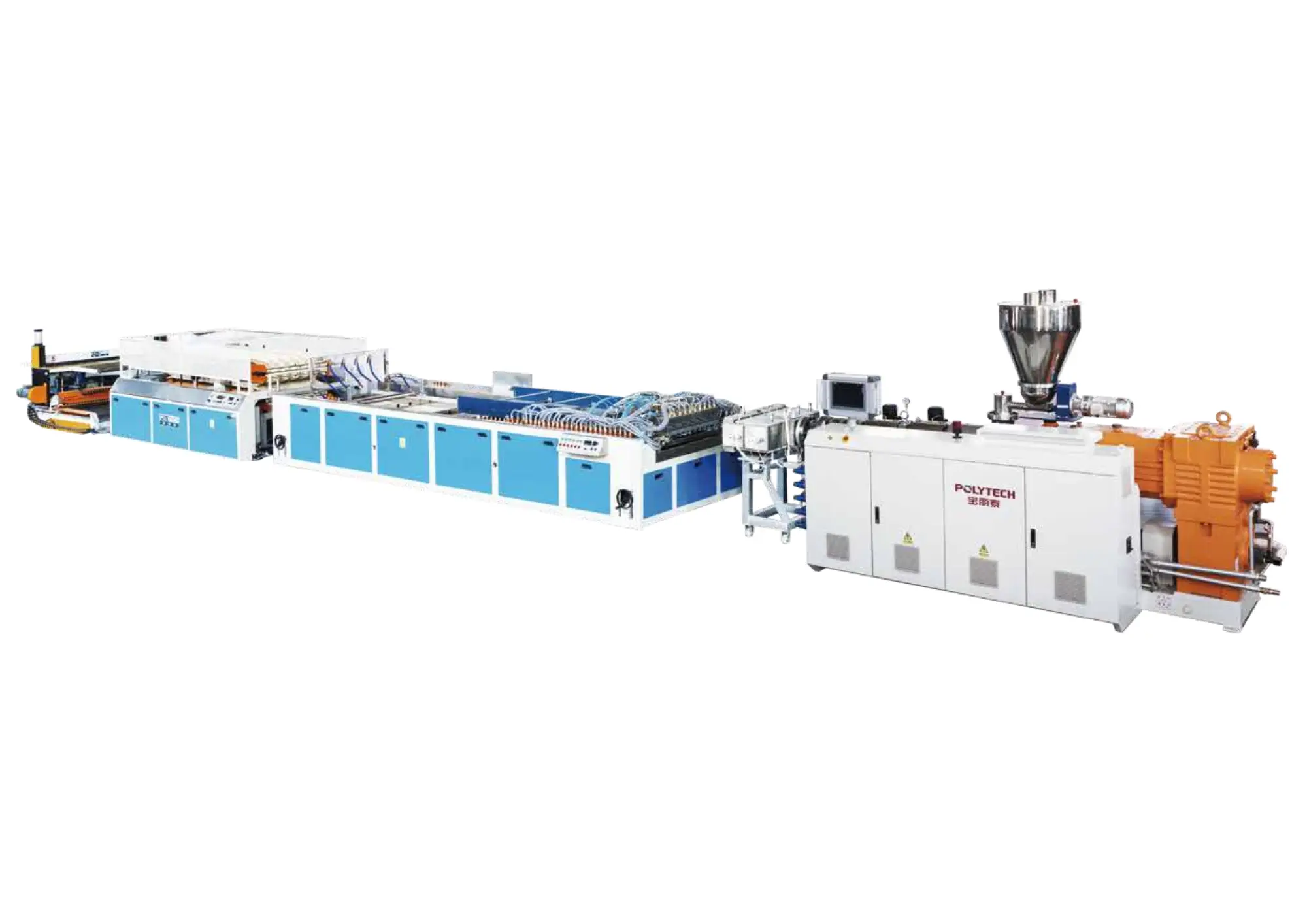 PVC Twin-Wall Hollow Roof Extrusion Line