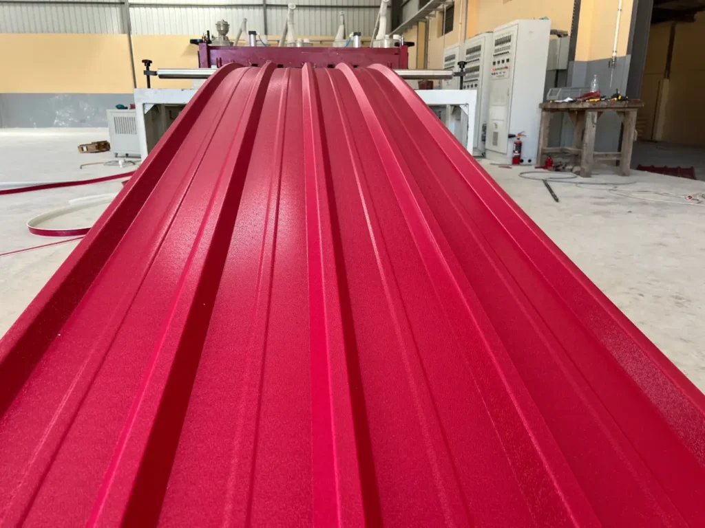 application of PVC extrusion line