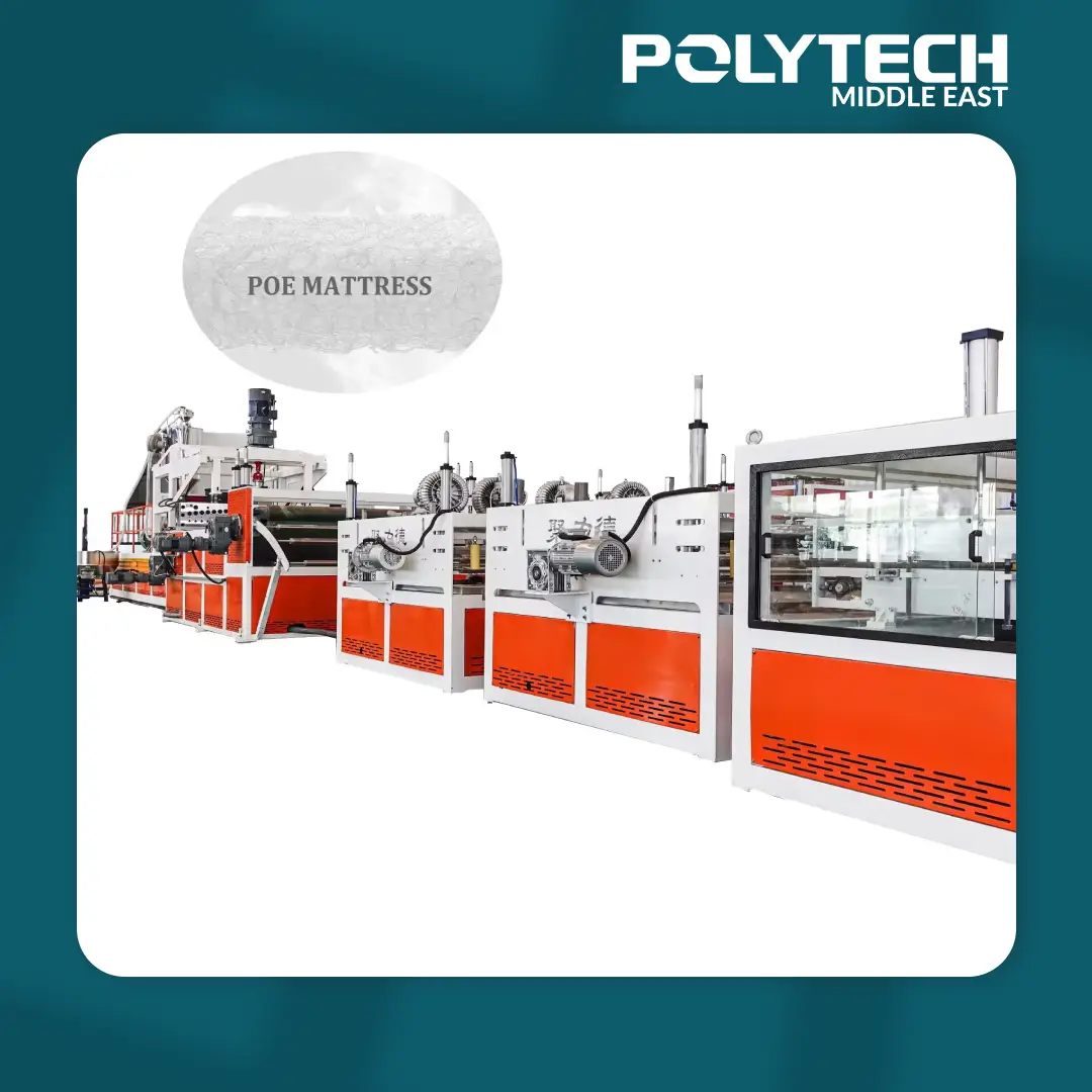 POE polymer spinneret pad production line