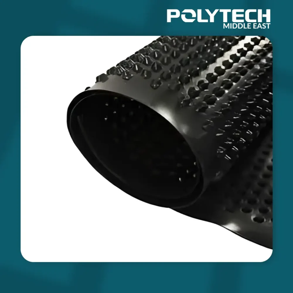 Ligne d’extrusion de panneaux drainants en HDPE